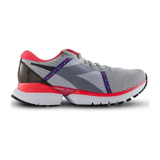 Tênis de corrida Diadora Mythos Blushield Elite Hip masculino, prata/lava