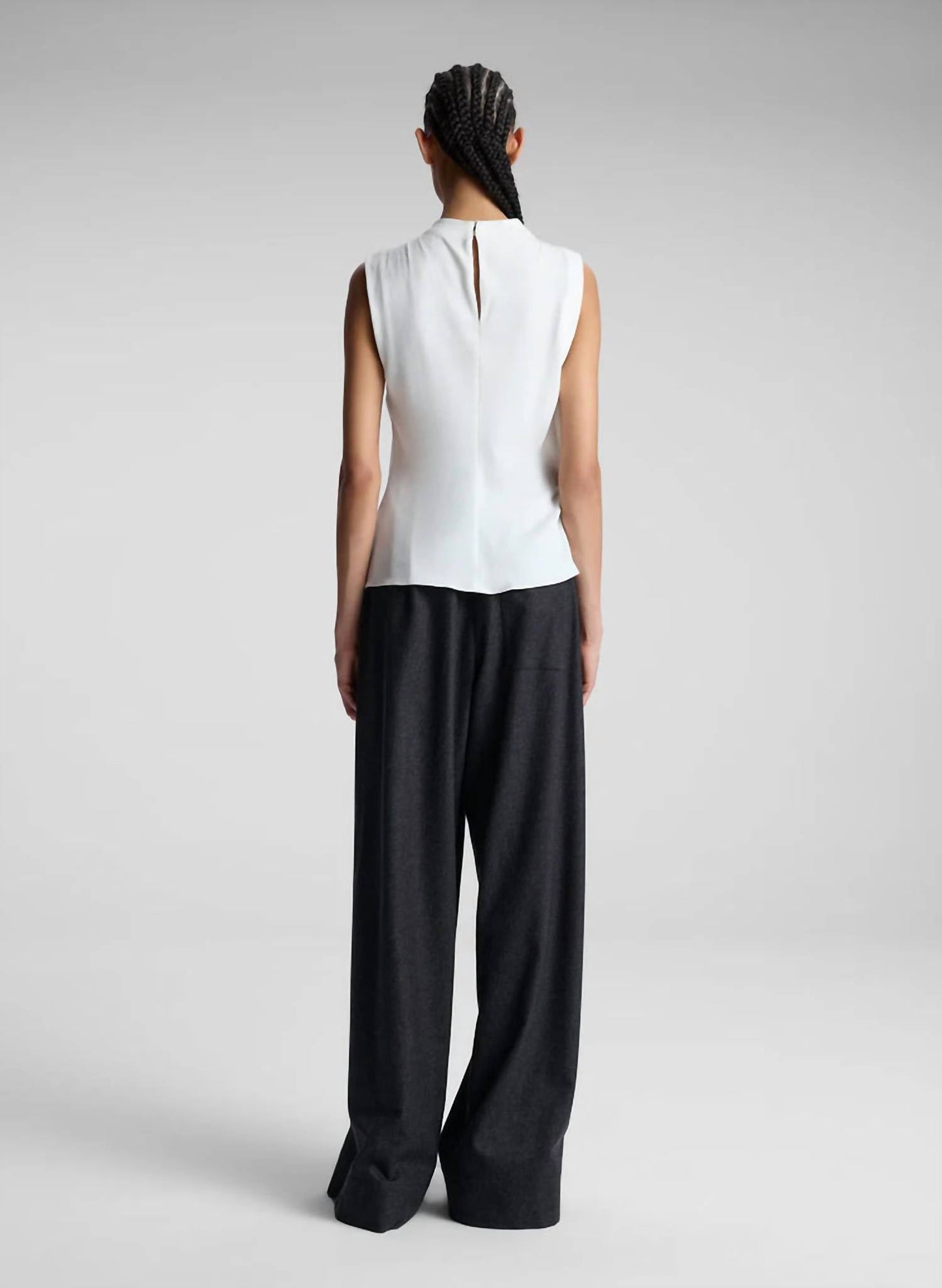 A.L.C. - Amira Ruched Sleeveless Top
