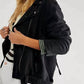 Free People - Rebel Rebel Knit Moto Jacket