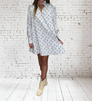 Karlie - Vestido feminino com babados florais franceses