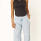 Project Social T - GARNER MIXED SWEATER RIB MOCK NECK TANK