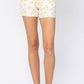 Judy Blue - Mid-rise Flower Print Shorts
