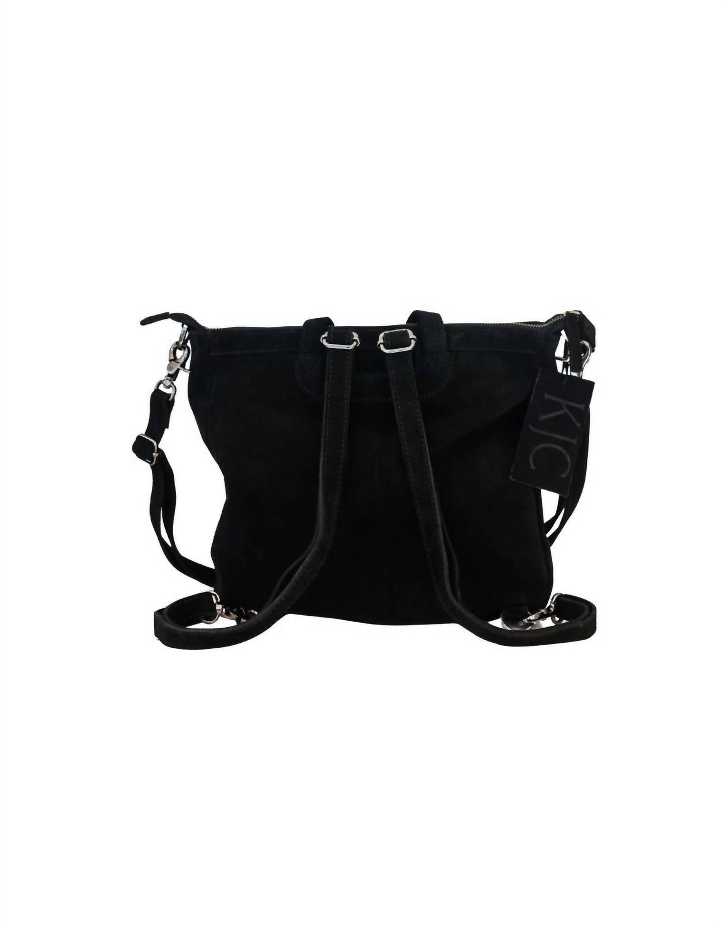 Kjc - Asher Convertible Suede Backpack Tote Bag