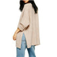 Topshop - Knit Open Front Oversized Sweater Cardigan