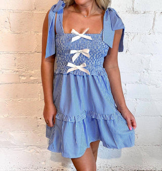 Dia + Lua - Vestido Listrado Seaside