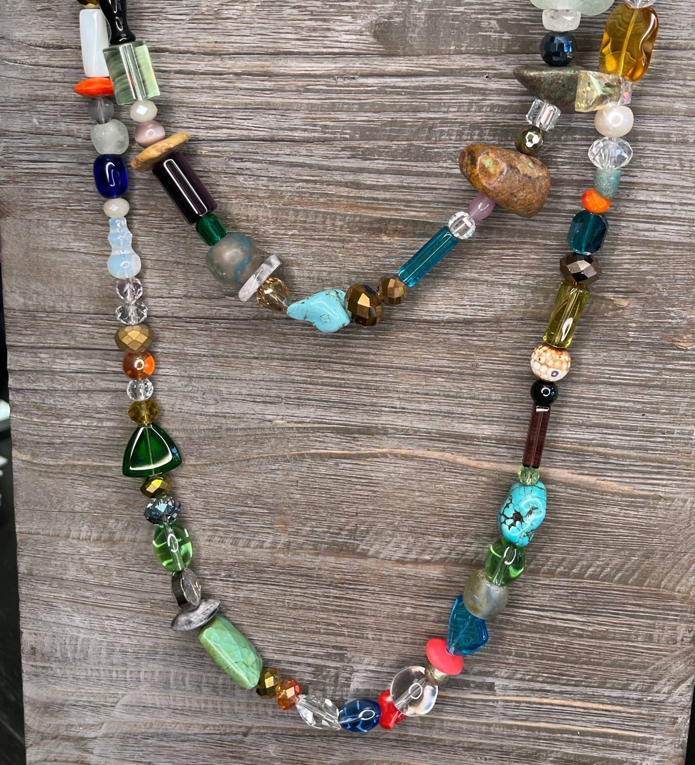 A Rare Bird - Women's Colorful Journey Necklace