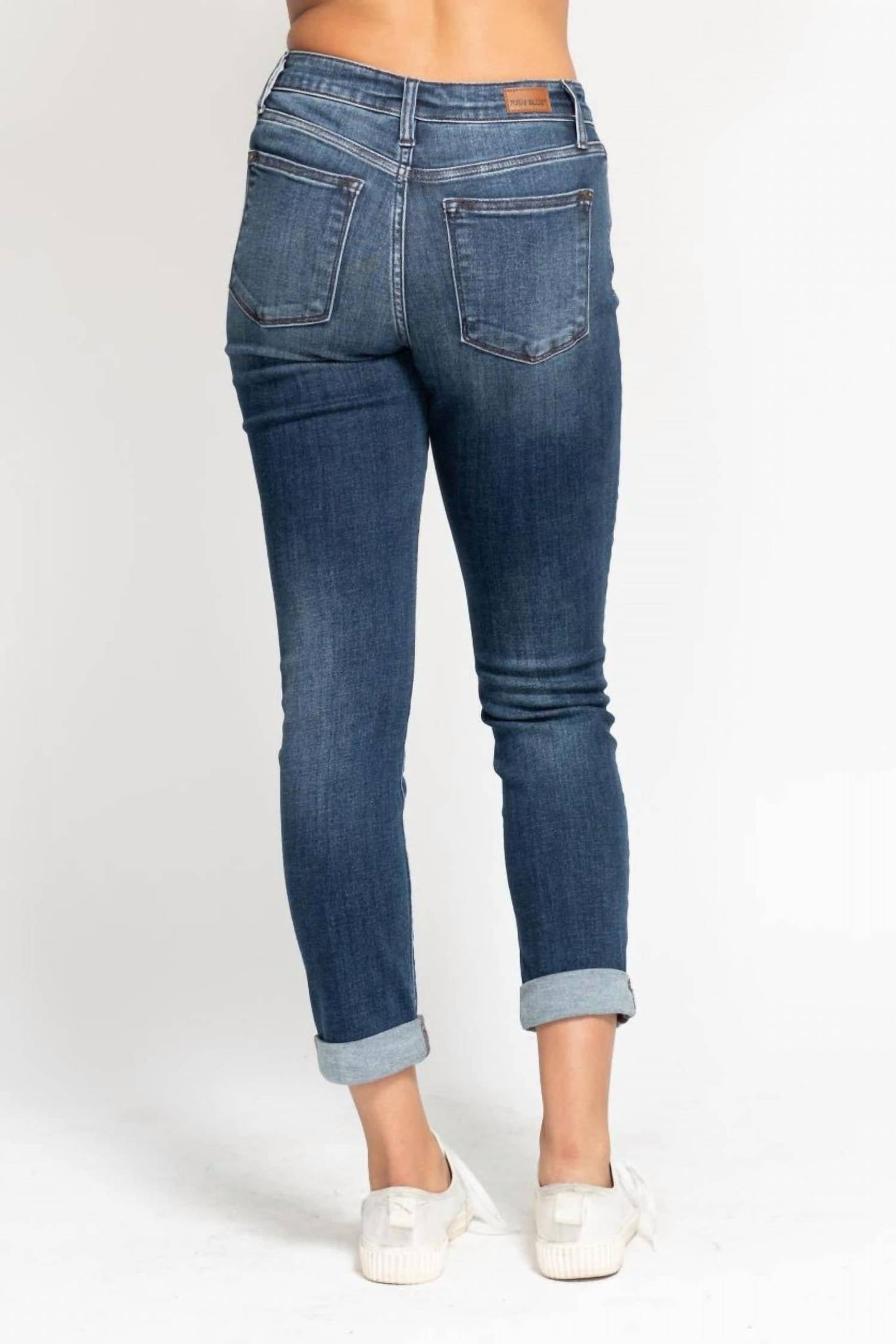 Judy Blue - Cuffed Slim Fit Jeans