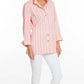 Multiples - Wire Collar Stripe Blouse