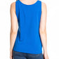 Multiples - Marine Double Scoop Neck Sleeveless Fitted Tank Top