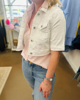 Charlie B - Jaqueta Jeans Cropped