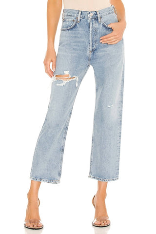 Agolde - Straight Leg 90s Crop Jeans