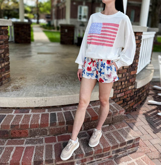 Peach Love - American Sweetheart Sweatshirt