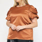Entro - Drape Sleeve Top - PLUS