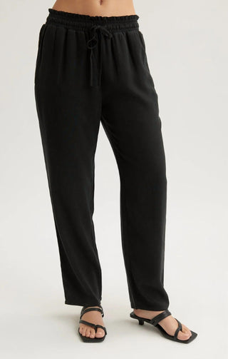 Bella Dahl - Calças com cintura franzida