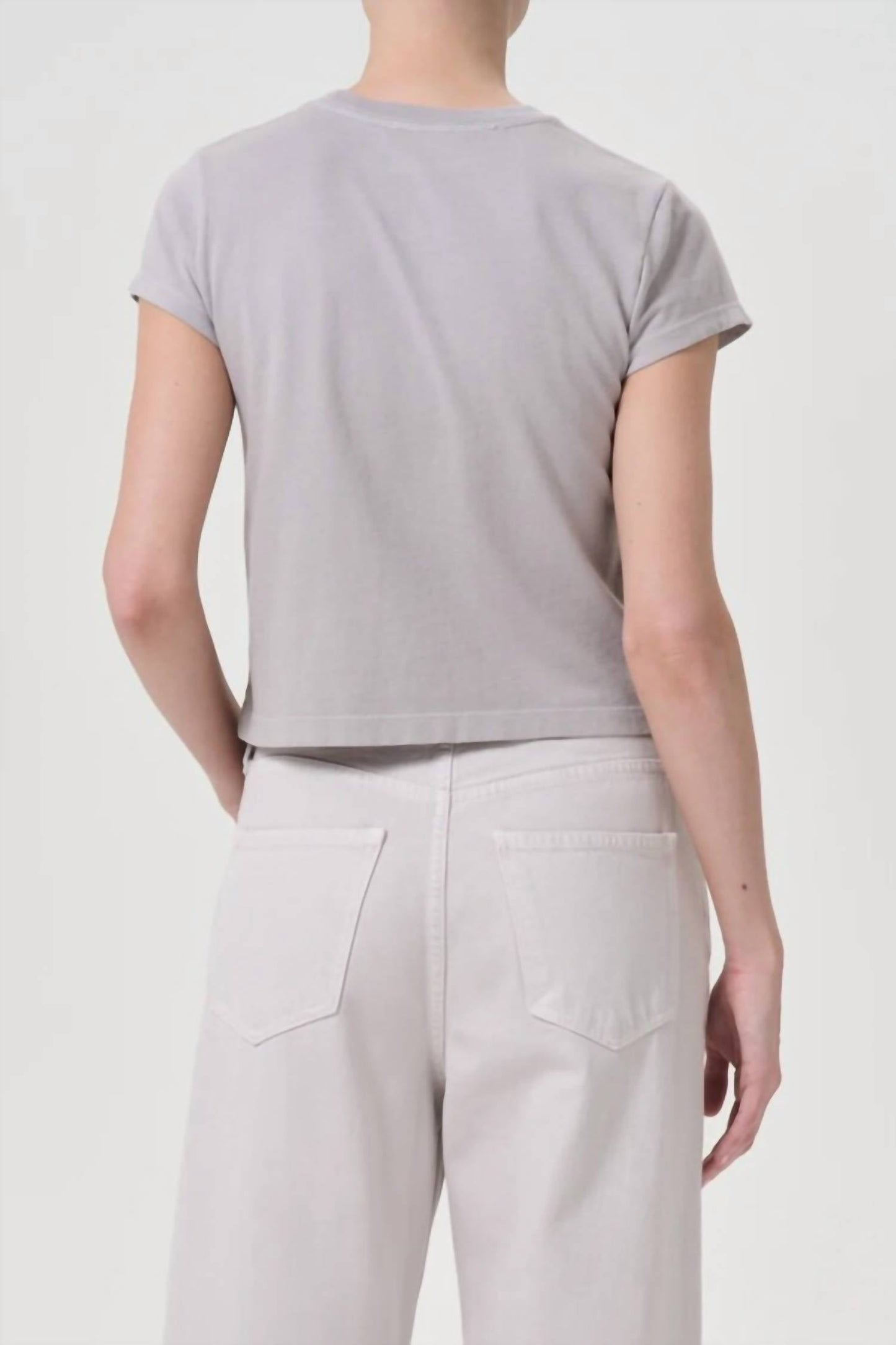 Agolde - Adine Shrunken Cropped T-shirt