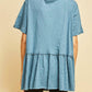 Entro - Love Graphic Peplum Top