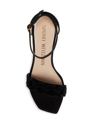 Stuart Weitzman - Sandálias femininas de camurça Amelina Chain
