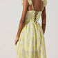 Astr - Lemon Floral Dress