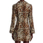 Cinq A Sept - Leopard Denim McKenna Dress