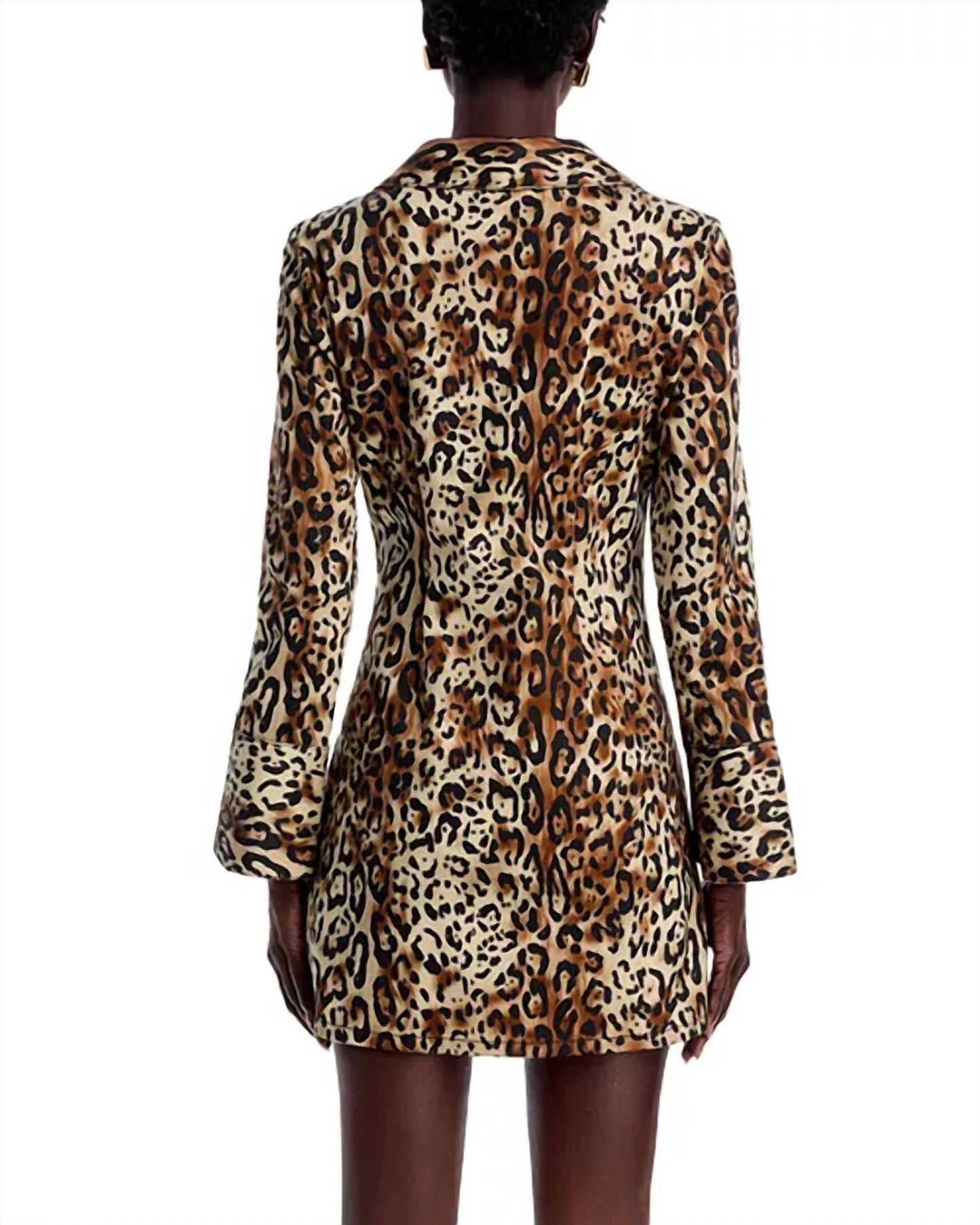 Cinq A Sept - Leopard Denim McKenna Dress