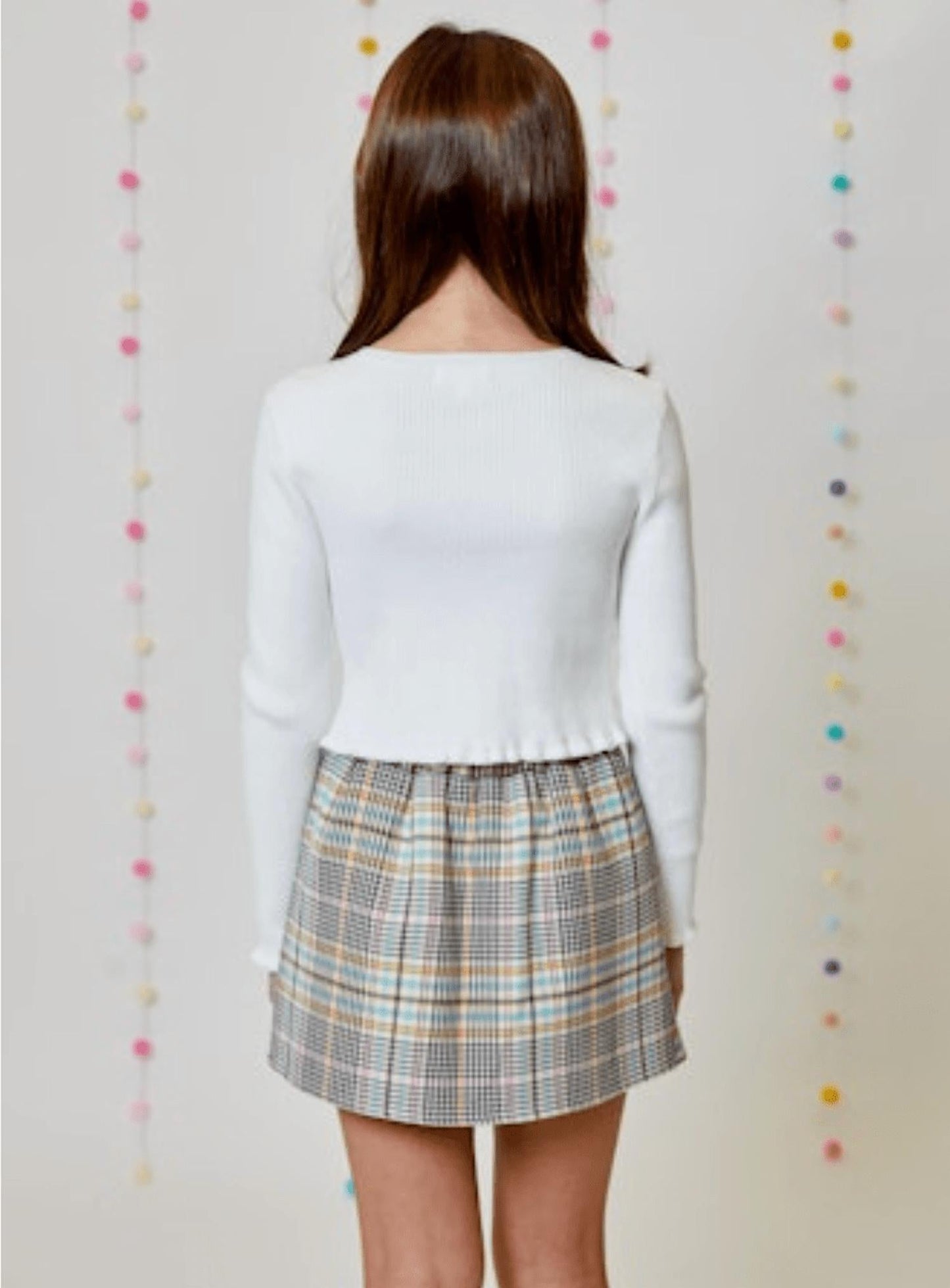 Design History - Pleated Plaid Skort