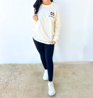 Image One - Mississippi State Bulldogs Coquette Campus Tee