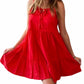 Self Contrast - Embroidered Dress