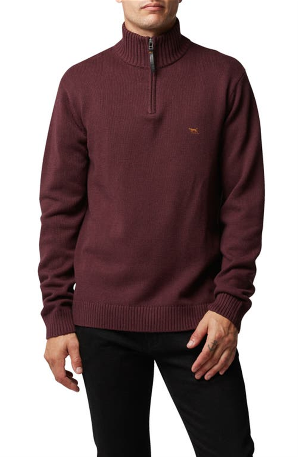 Suéter Rodd &amp; Gunn Merrick Bay XXX-Large na cor Port