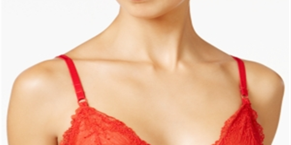 Sutiã Heidi By Heidi Klum Feminino Transparente Natural Lift Soft Cup Vermelho Tamanho P