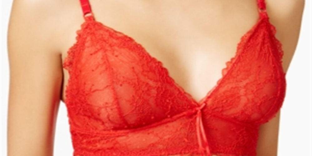 Sutiã Heidi By Heidi Klum Feminino Transparente Natural Lift Soft Cup Vermelho Tamanho P