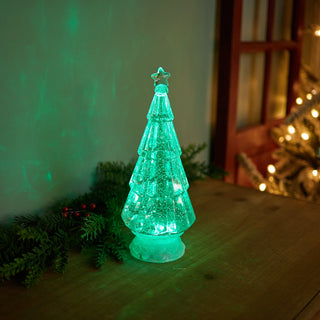 Green LED Christmas Tree 12"H