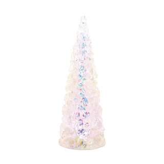 Iridescent LED Pine Tree 13.5"H