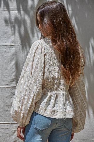 By Together - Ellery Smocked Top