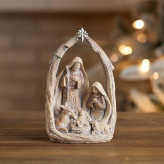 Holiday Nativity Scene Display 8"H