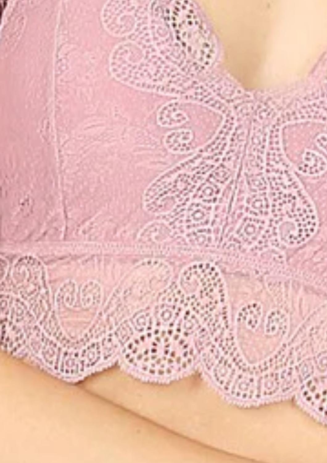 Zenana - Stretch Lace Padded Bralette