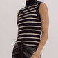 Entro - Kayla Mockneck Sleeveless Knit Top