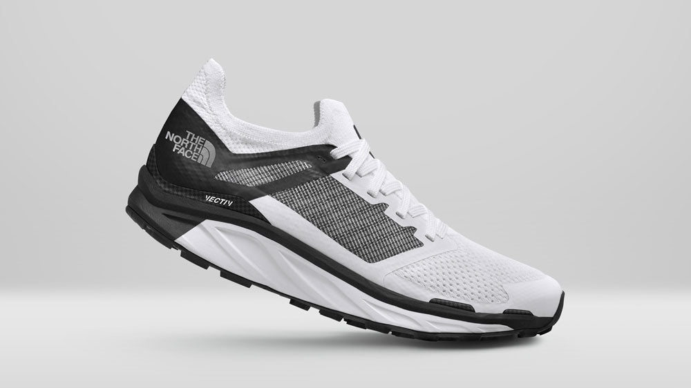 Tênis de corrida masculino The North Face Flight Vectiv Trail, branco/preto