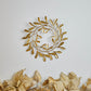 Metal Mistletoe Wreath Decor 12"D