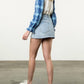Thml - Denim Patchwork Sleeve Top