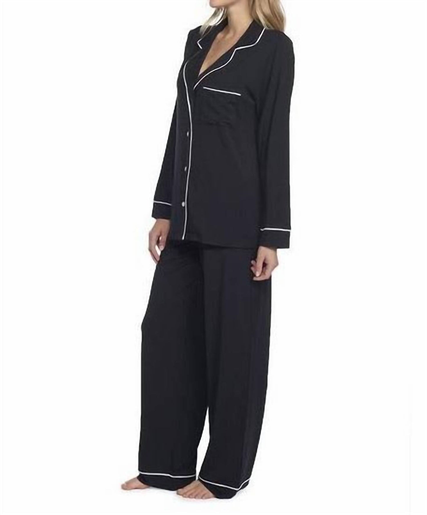 Barefoot Dreams - Luxe Milk Jersey Piped Pajama