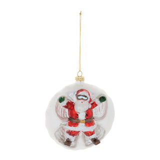 Santa Snow Angel Ball Ornament (Set of 6)