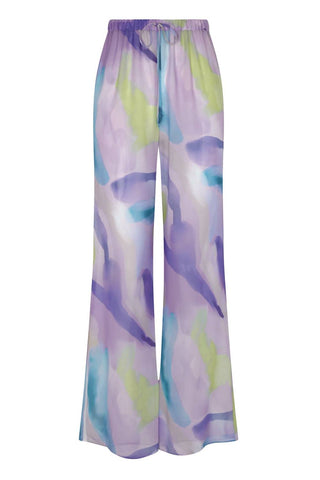 Nelblu - Calça feminina Viento com cordão e perna larga