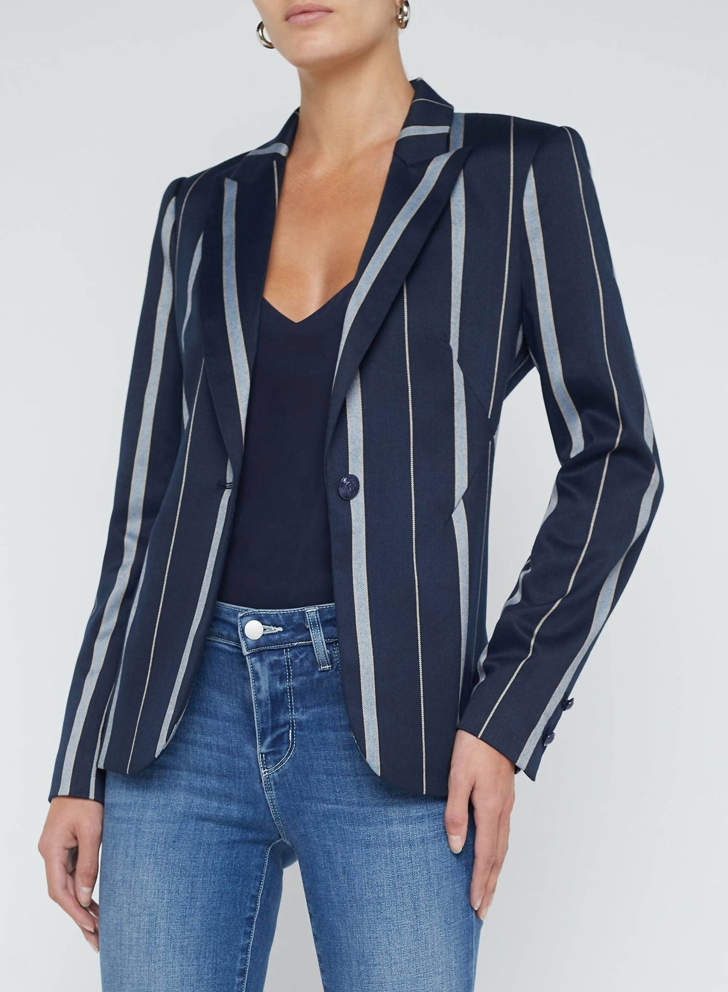 L'Agence - Clementine Stripe Blazer