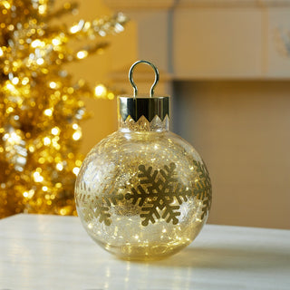 LED Mercury Glass Ornament 13"H