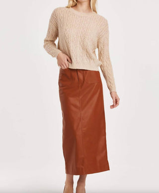 Another Love - Sari Sparkle Cable Knit Sweater