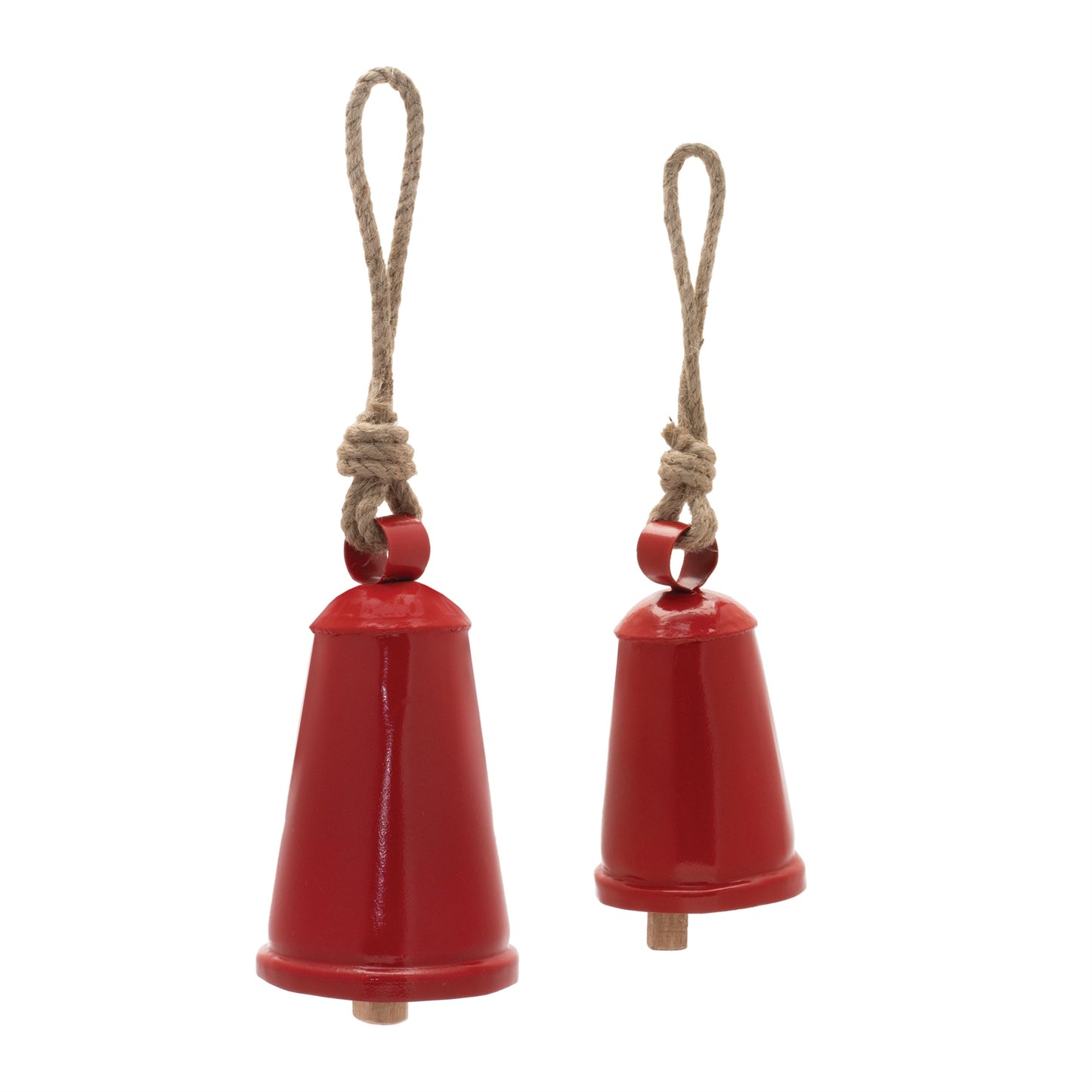 Rustic Metal Bell Ornament (Set of 4)
