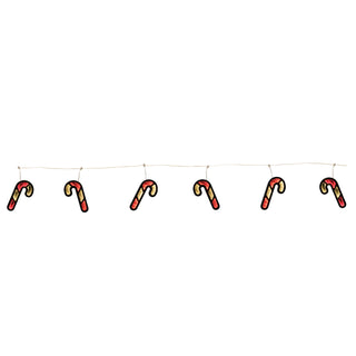 Candy Cane Ekkolight Garland 68"L
