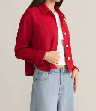 Z Supply - JAQUETA JEANS CROPPED PARA O DIA TODO