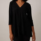 Joseph Ribkoff - Asymmetric Hem Top