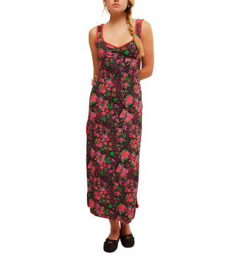 Free People - Vestido Midi Floral Clementine